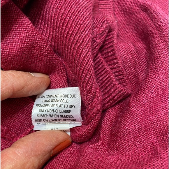 Merona Fuschia moron Sweater Size XXL. - Picture 7 of 7